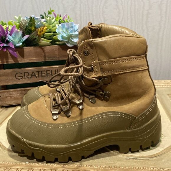 Belleville Mountain Combat Hiking Boots MCB950 Vibram Sole Gortex Men’s 4.5 Wide - Picture 3 of 13